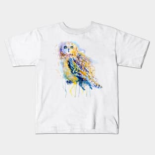 Short Eared Owl Kids T-Shirt